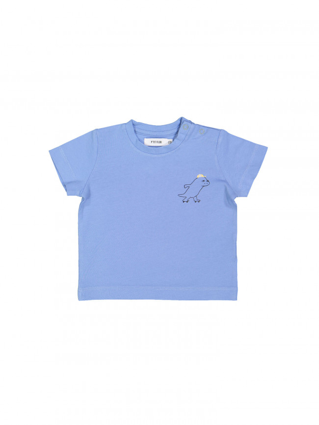 t-shirt mini time traveller blauw 06m