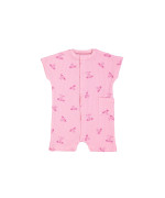 playsuit à l'aise waffle bright pink