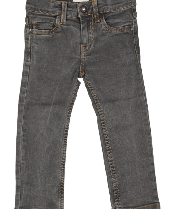 lange broek grijs jeans met rits 02j