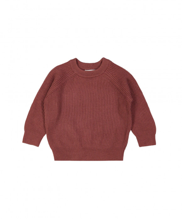 pull tricot mini gaspar bruin