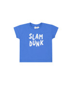 t-shirt boxy slam dunk bleu vif