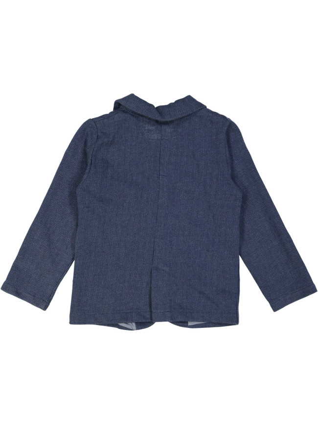 blazer blauw fijne streep 03j .