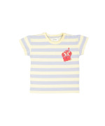 T-shirt rayée bleu