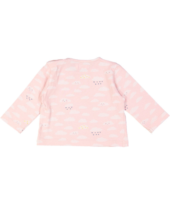 t-shirt roze wolken 06m