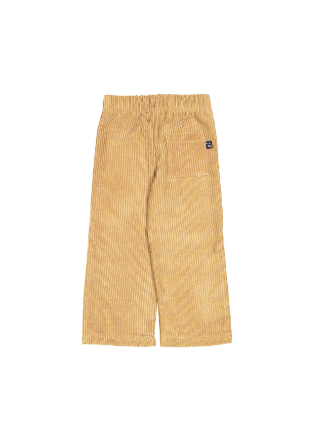 Comfy broek brede rib camel 02j