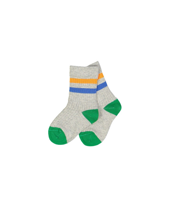 Socks stripe light gray