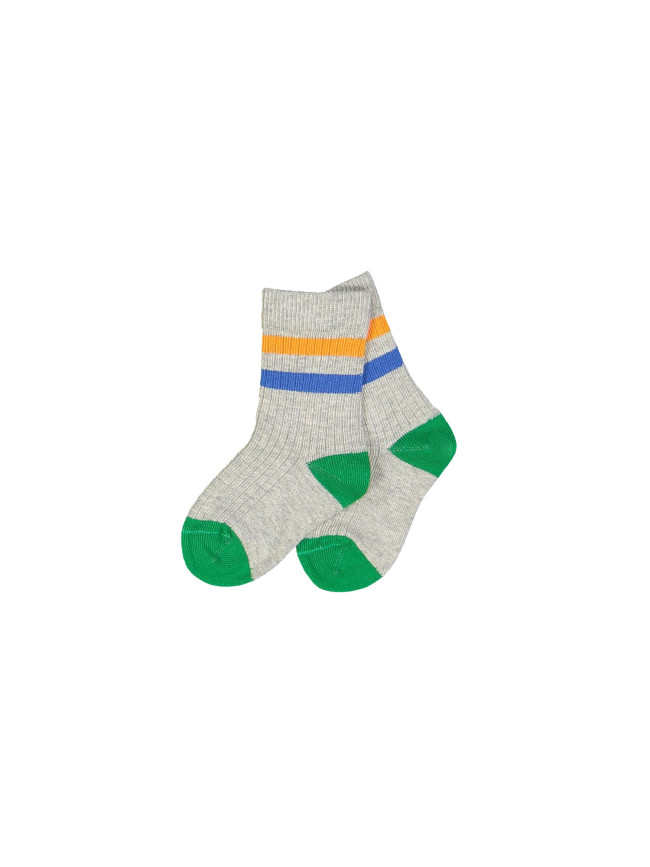 Socks stripe light gray