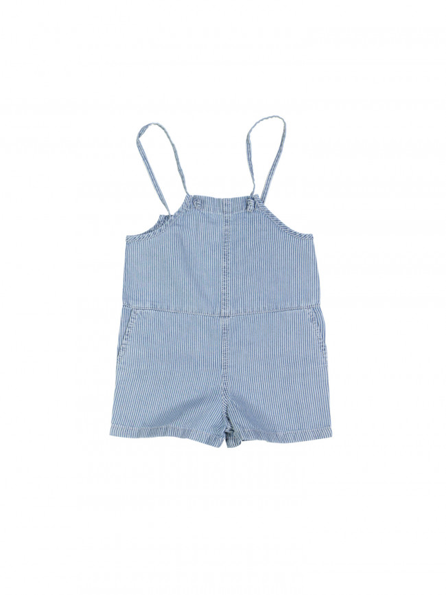 salopette soft denim stripe