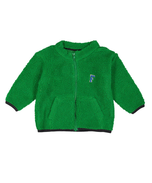 Gilet teddy groen