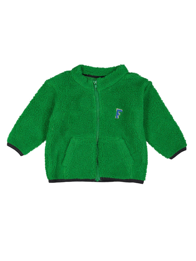 Gilet teddy groen 03j