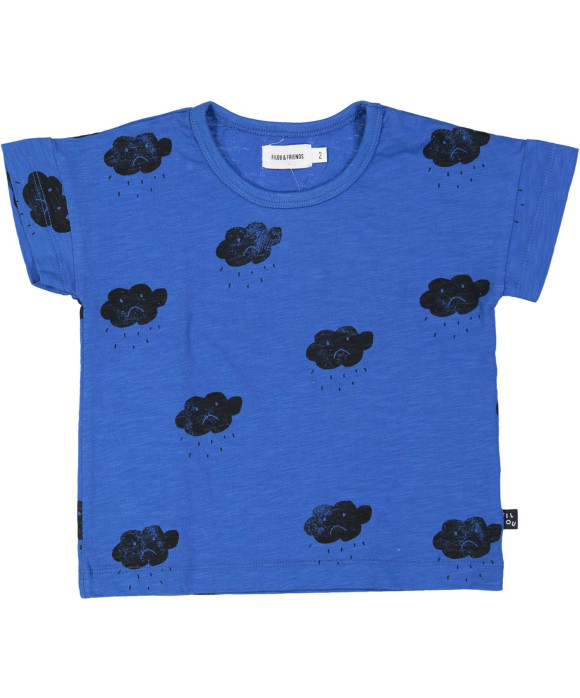 t-shirt blauw rain 02j