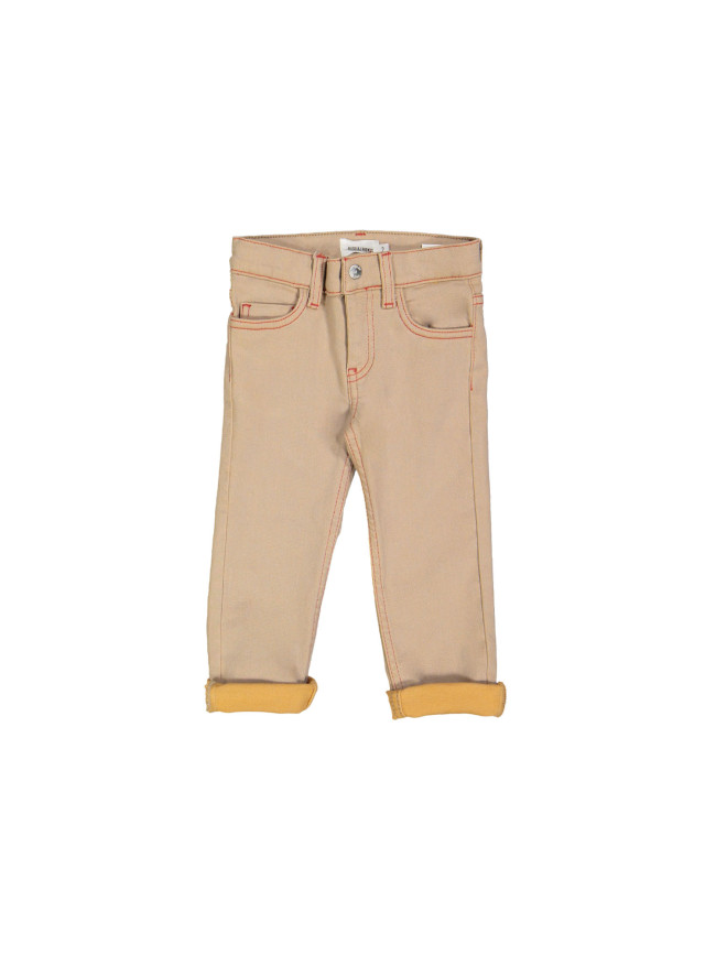 Jeans regular rits beige 03j