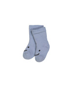 socks baby smile blue