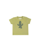 t-shirt mini cactus moss green