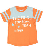 t-shirt oranje top boy's 07j