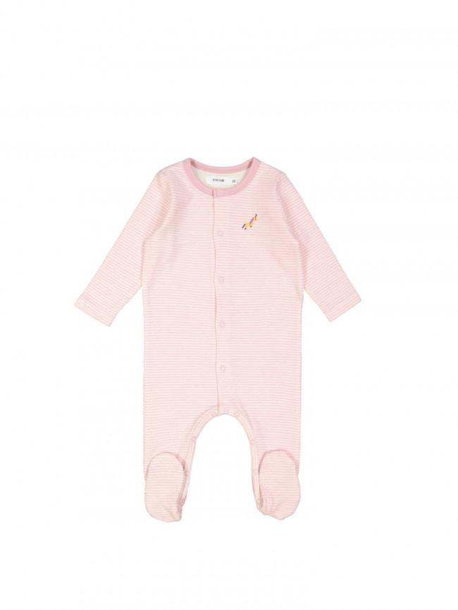 pyjama streep unicorn roze 06m