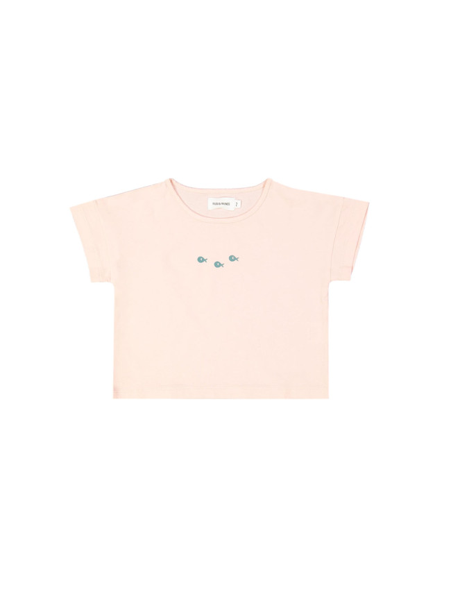 t-shirt school fish light pink
