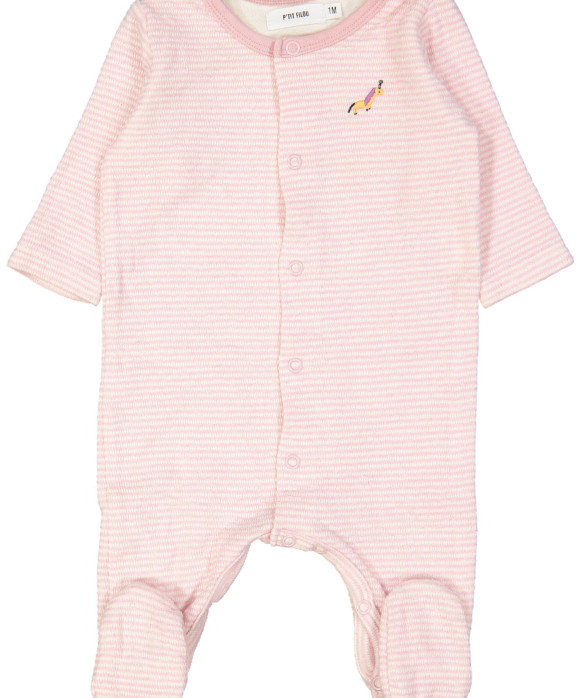 pyjama roze gestreept unicorn 01m
