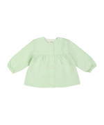 Blouse mini côtelette menthe