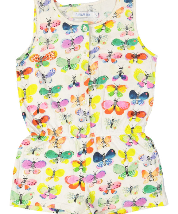 jumpsuit geel vlinders 05j