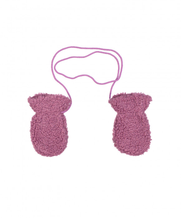 gants  teddy violet