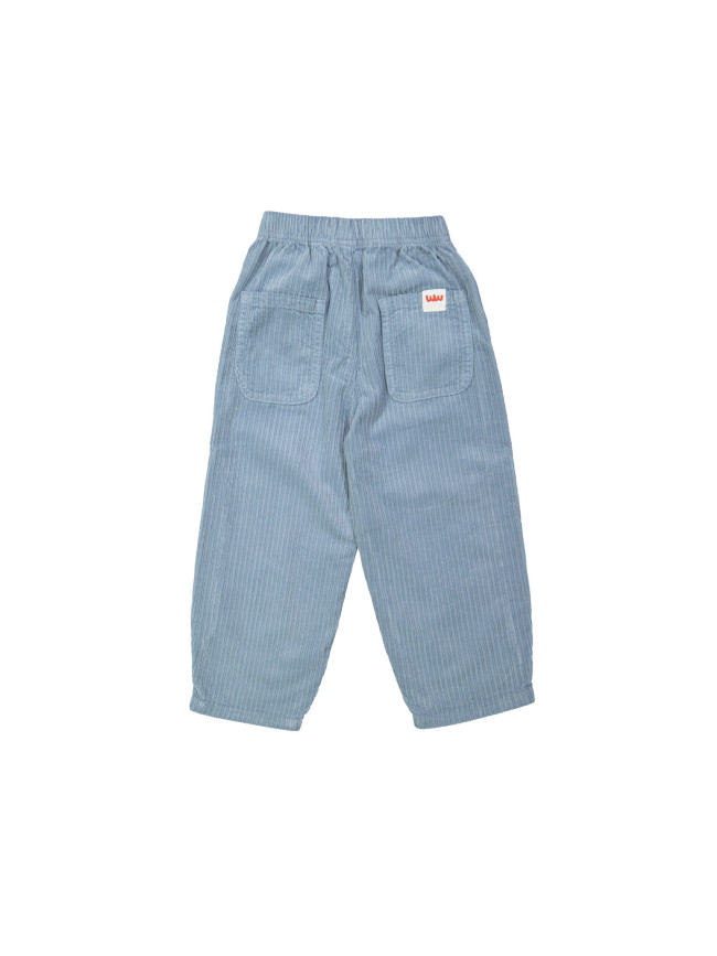 Broek brede rib lichtblauw 12m-18m