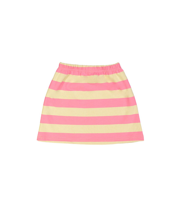 Skirt stripe bright pink