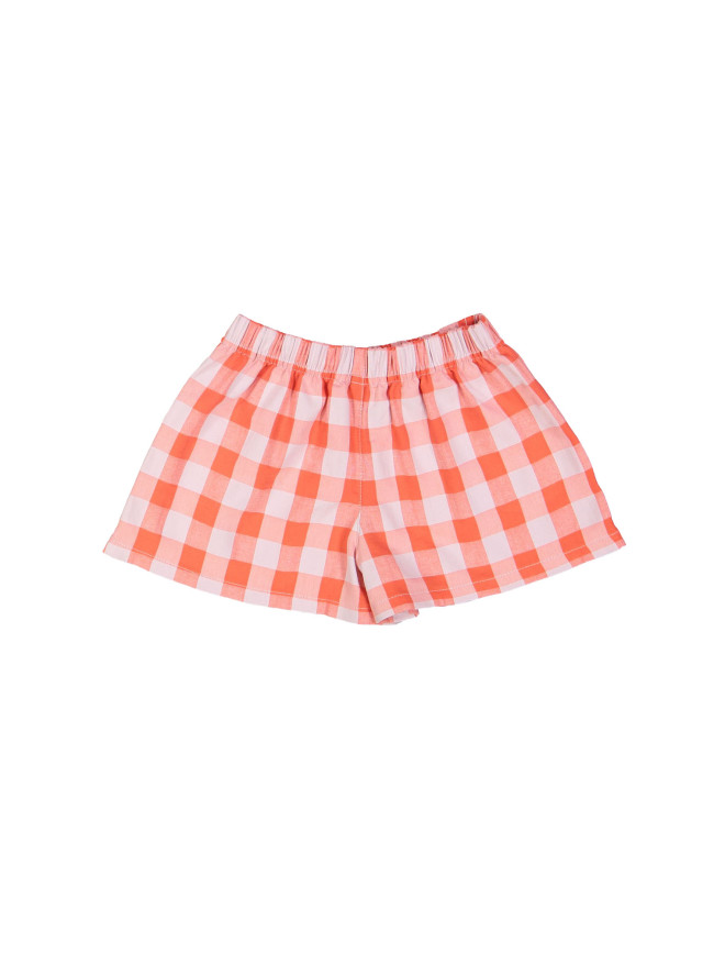 shorts vichy red