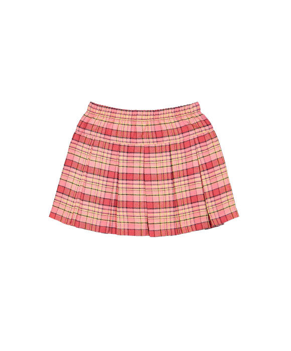 Skirt check red