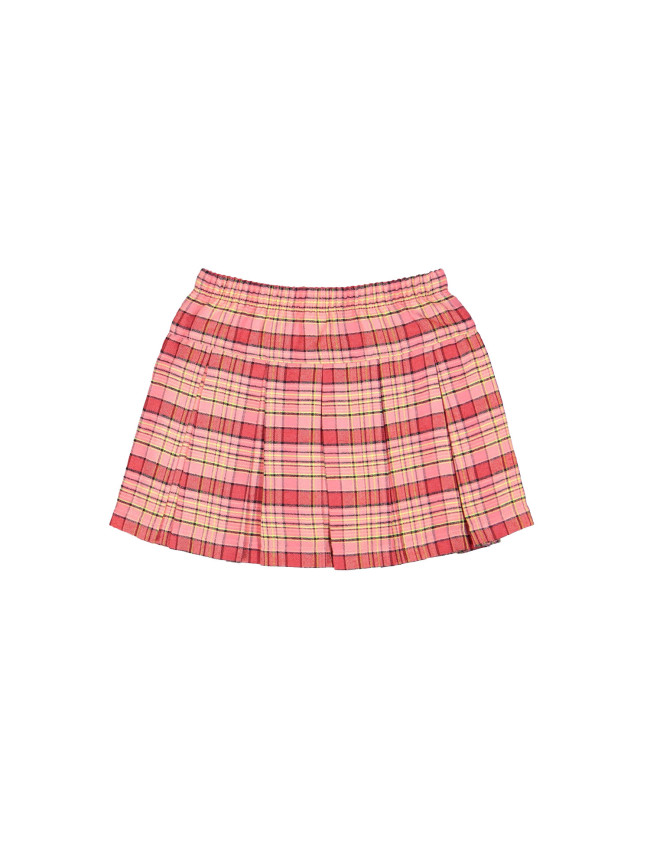 Skirt check red