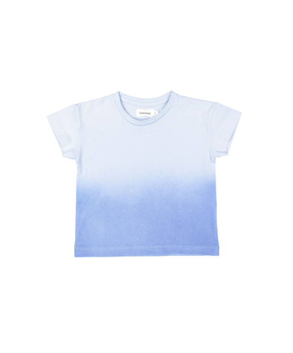 t-shirt dip dye lichtblauw