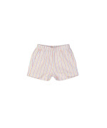shorts mini stripe orange