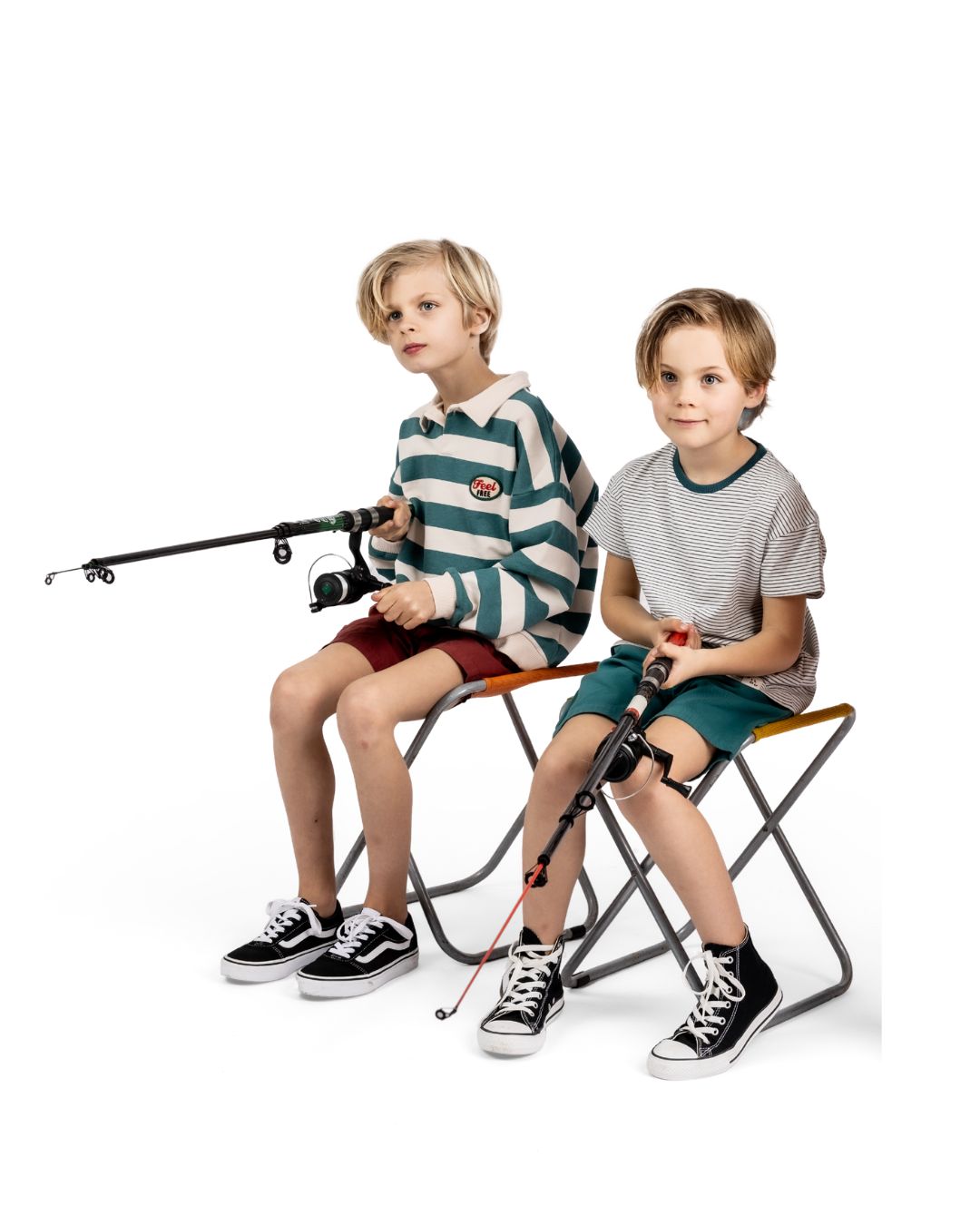 Polo Sweater stripe feel free beige