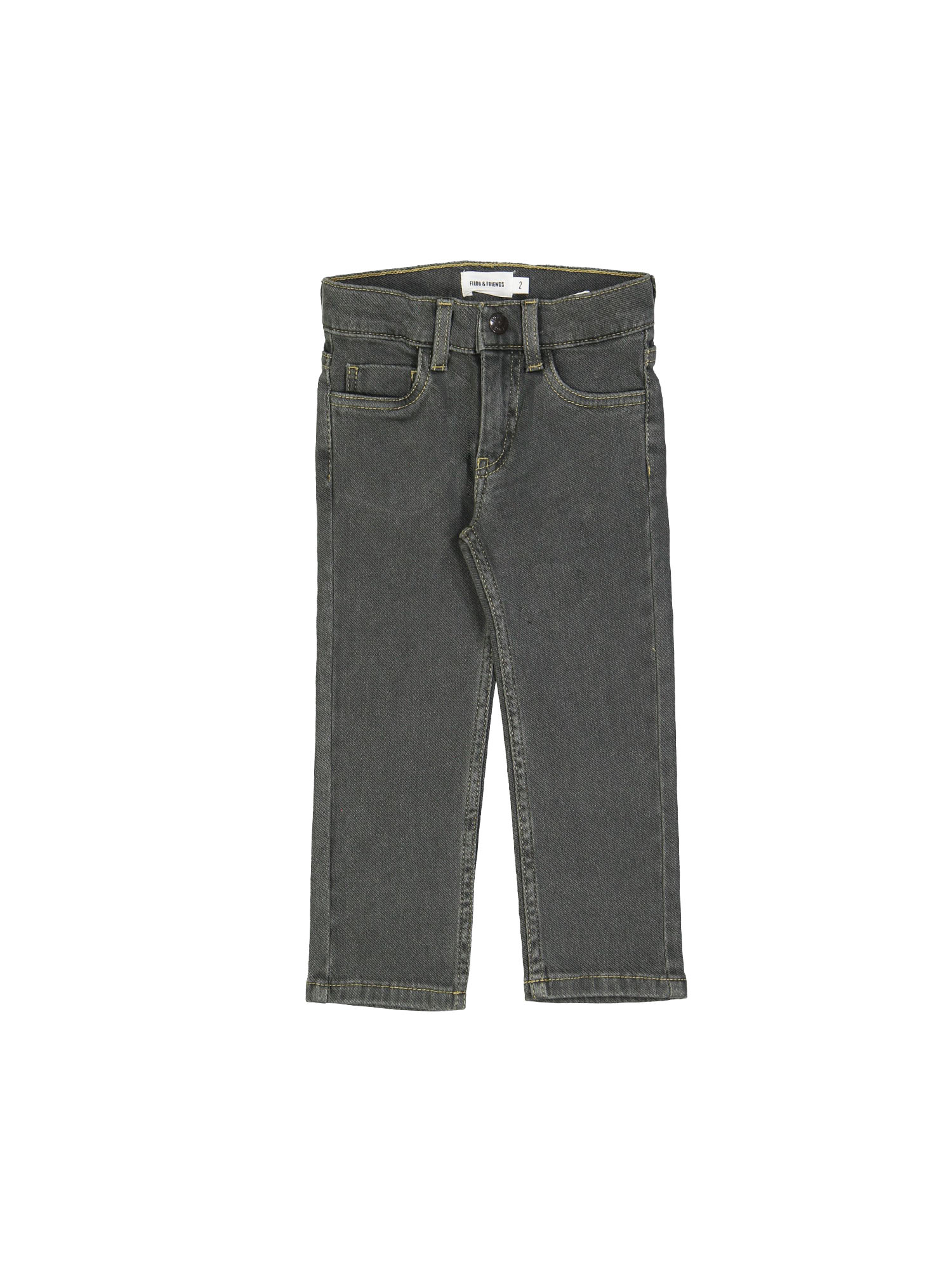 Jeans regular rits grijs 02j