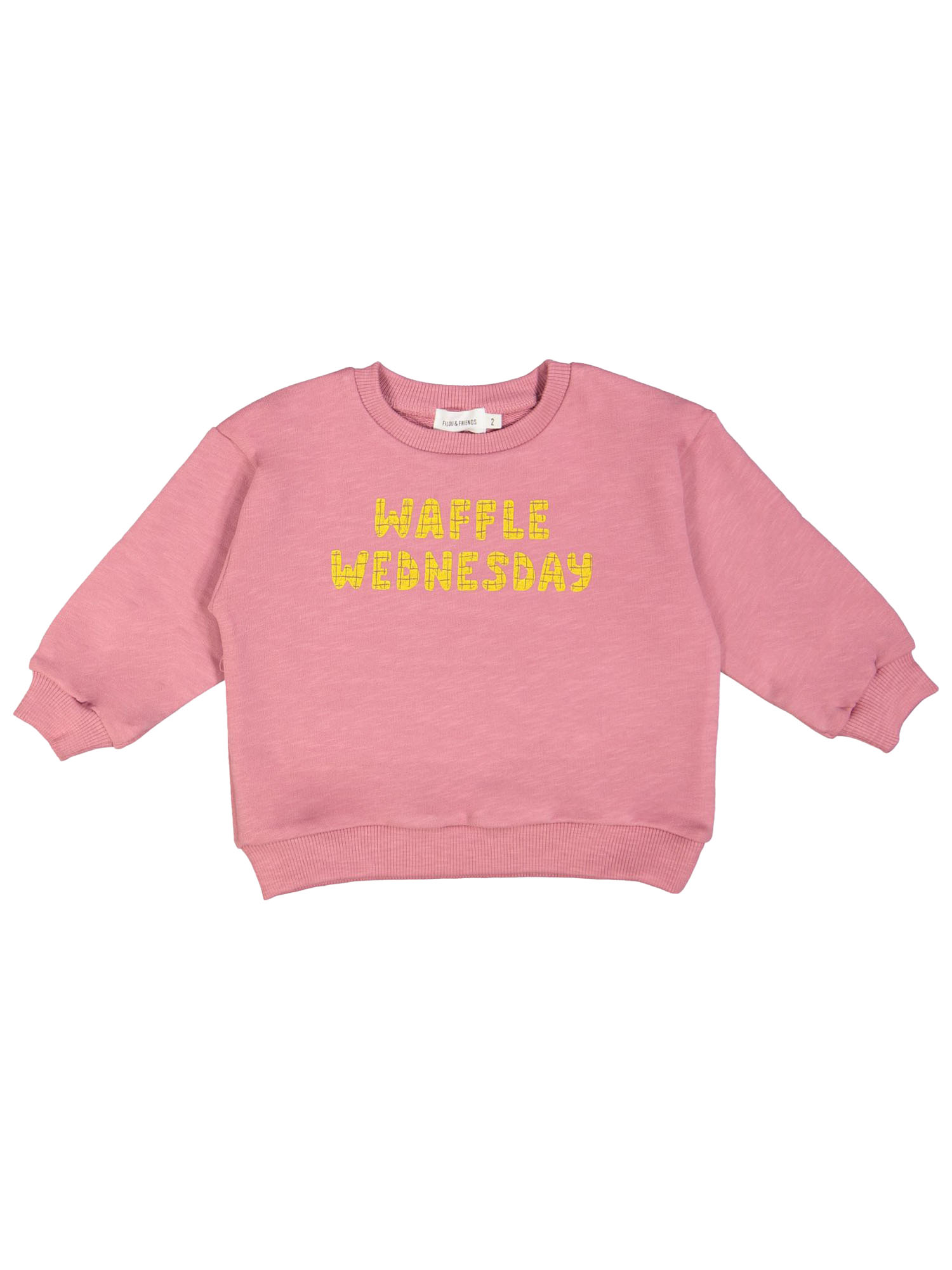 Sweater waffle old pink