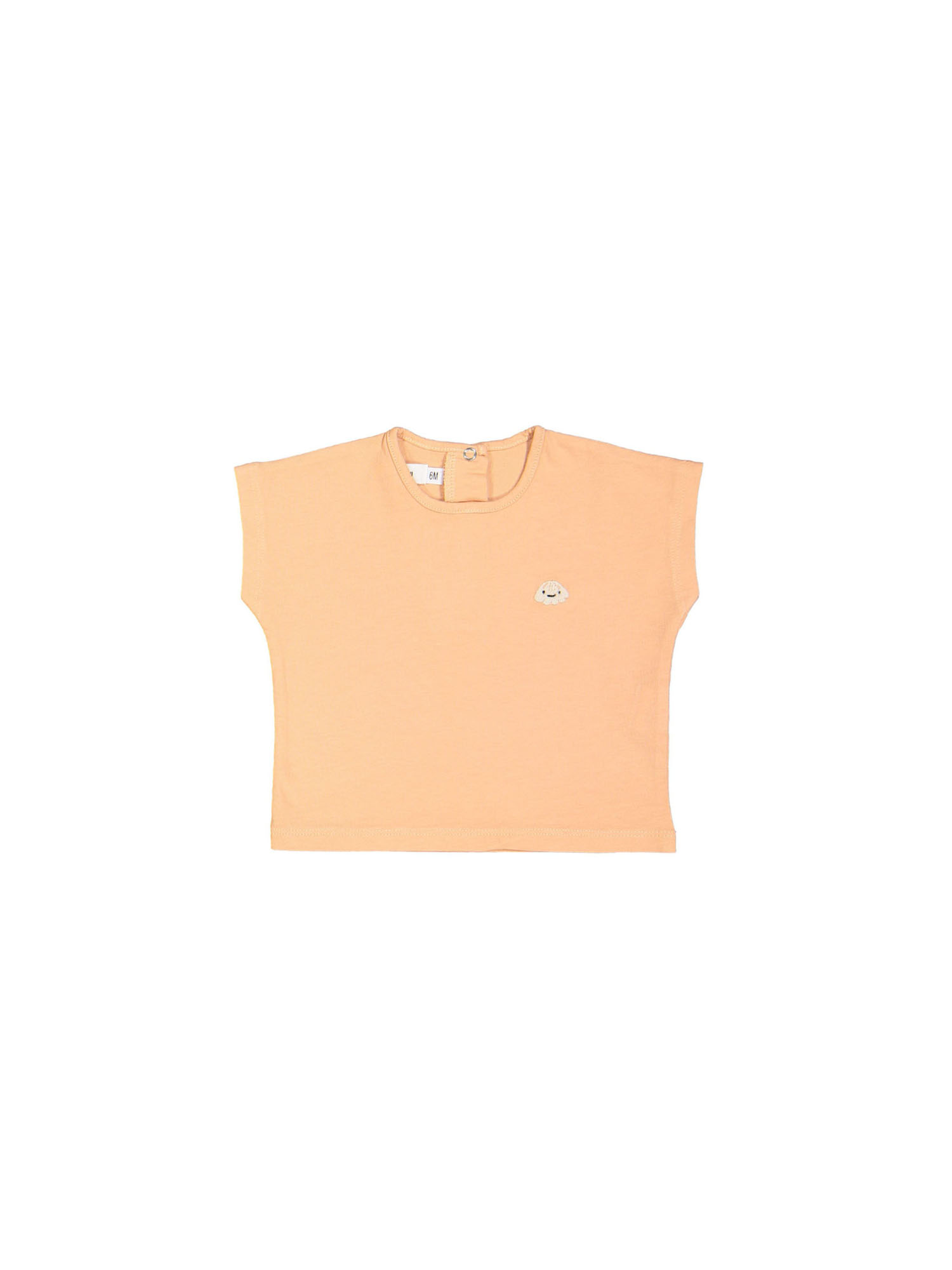 t-shirt mini shell saumon