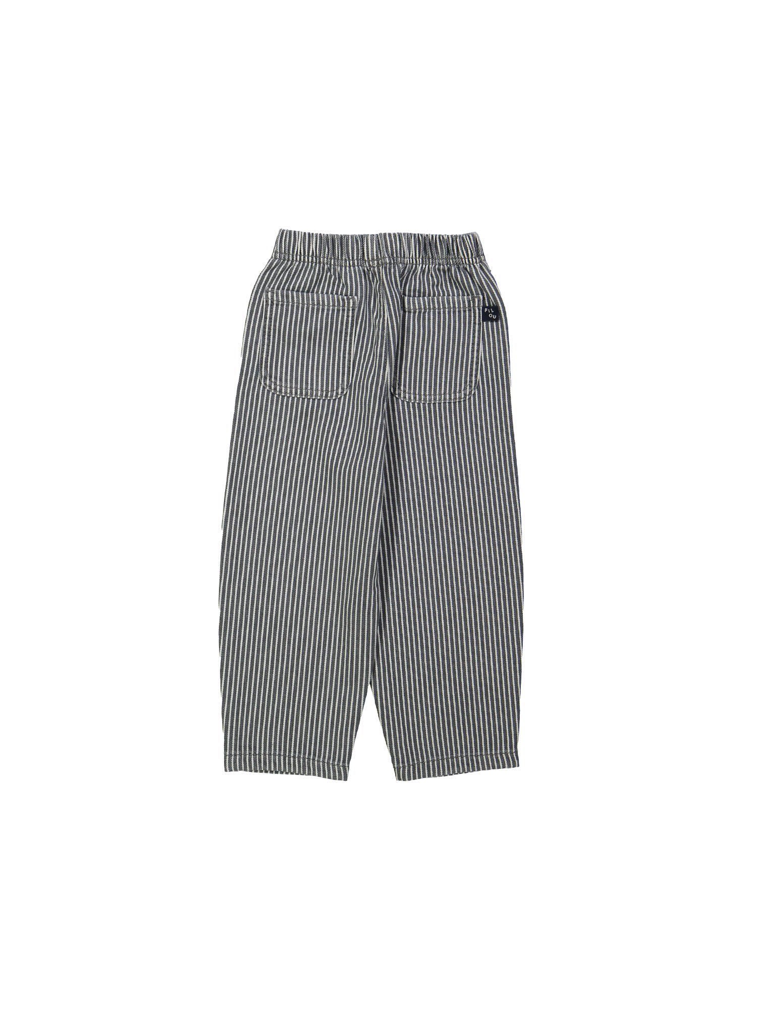 Jeans rayé gris