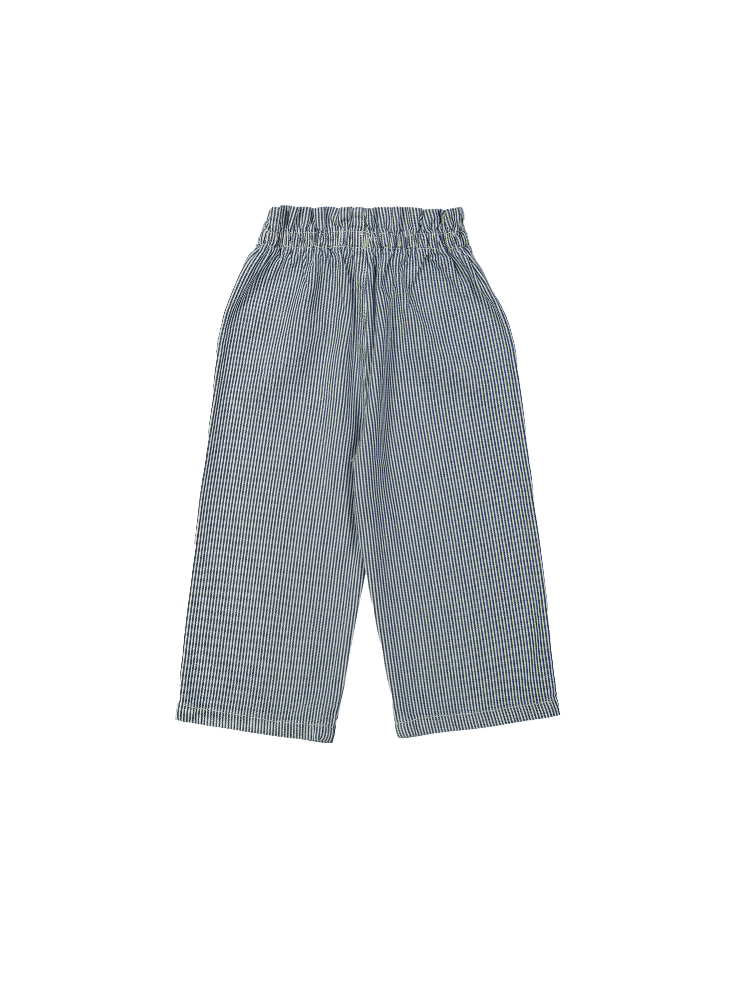 Pantalon rayé bleu foncé