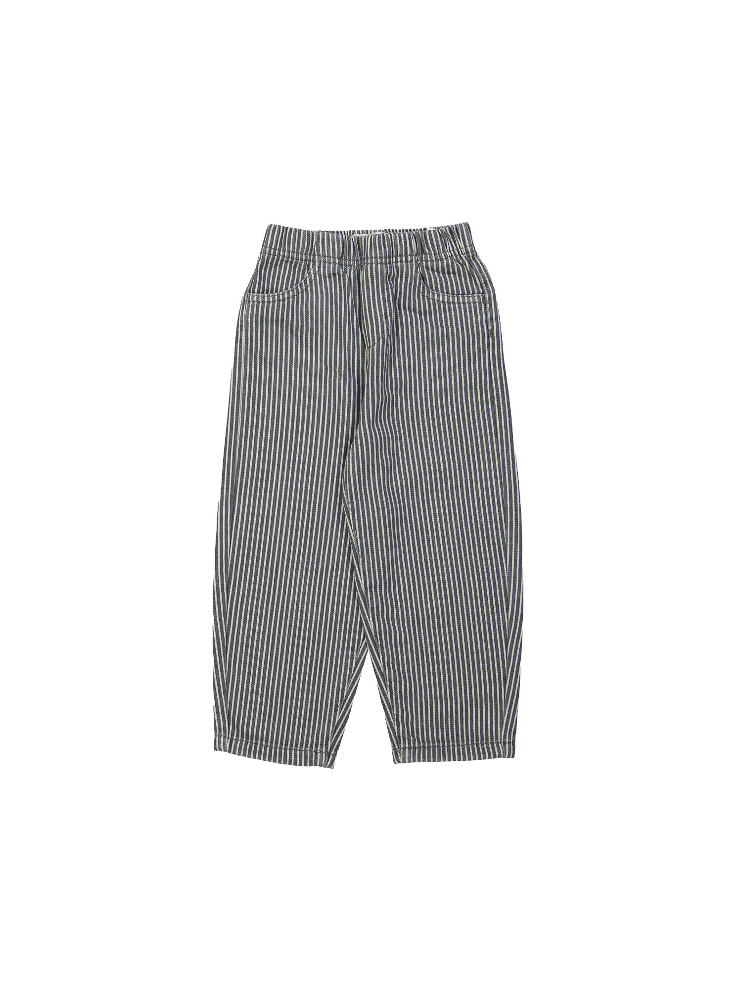Jeans rayé gris