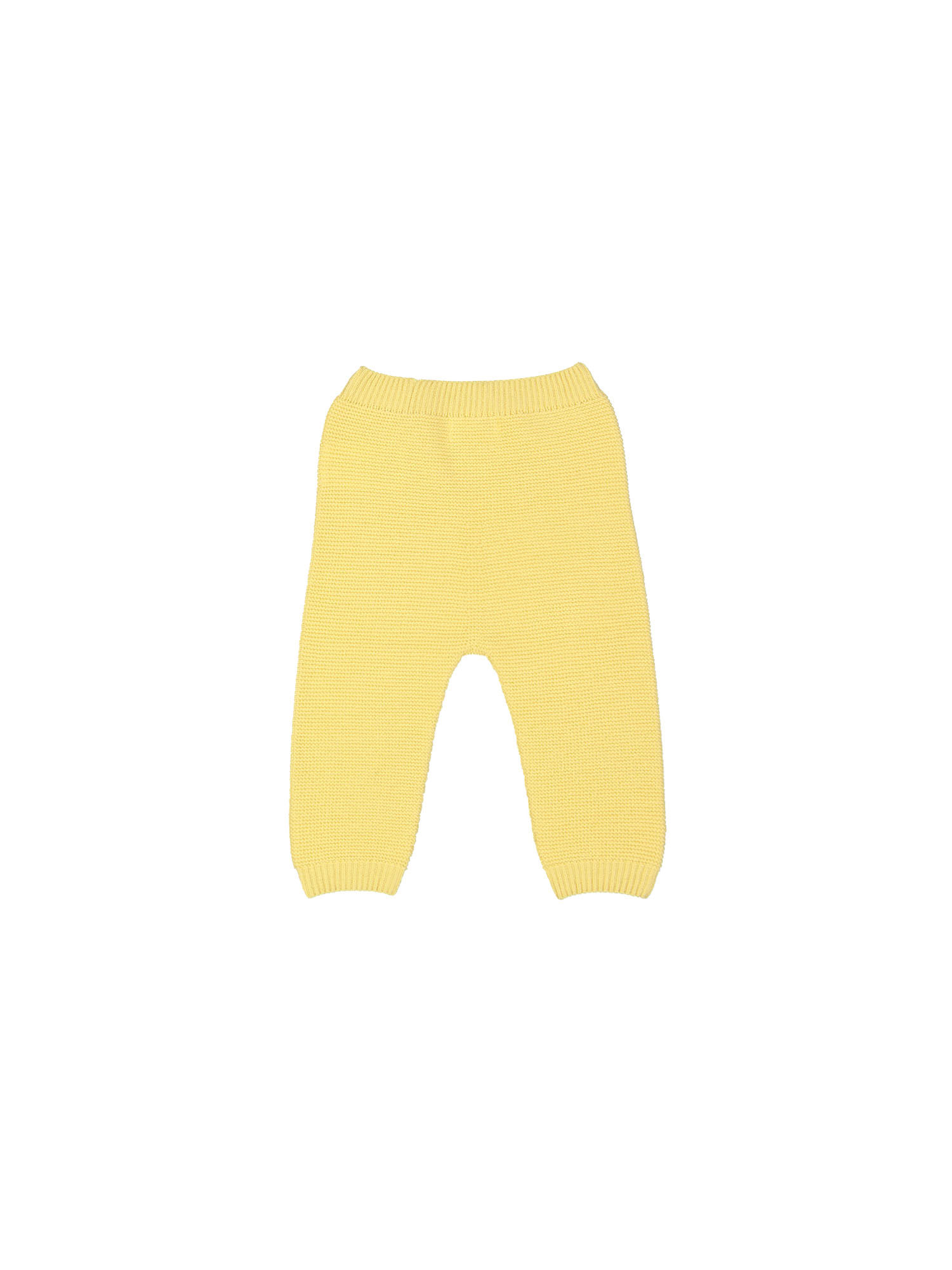 Broek geel Merino wol 04m-08m