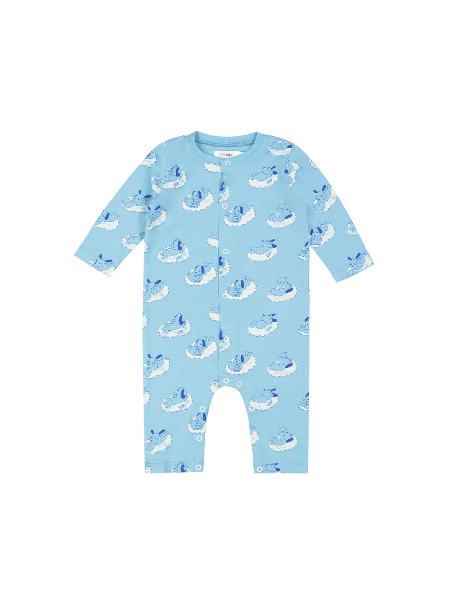 pyjama bedtime story blauw 06m