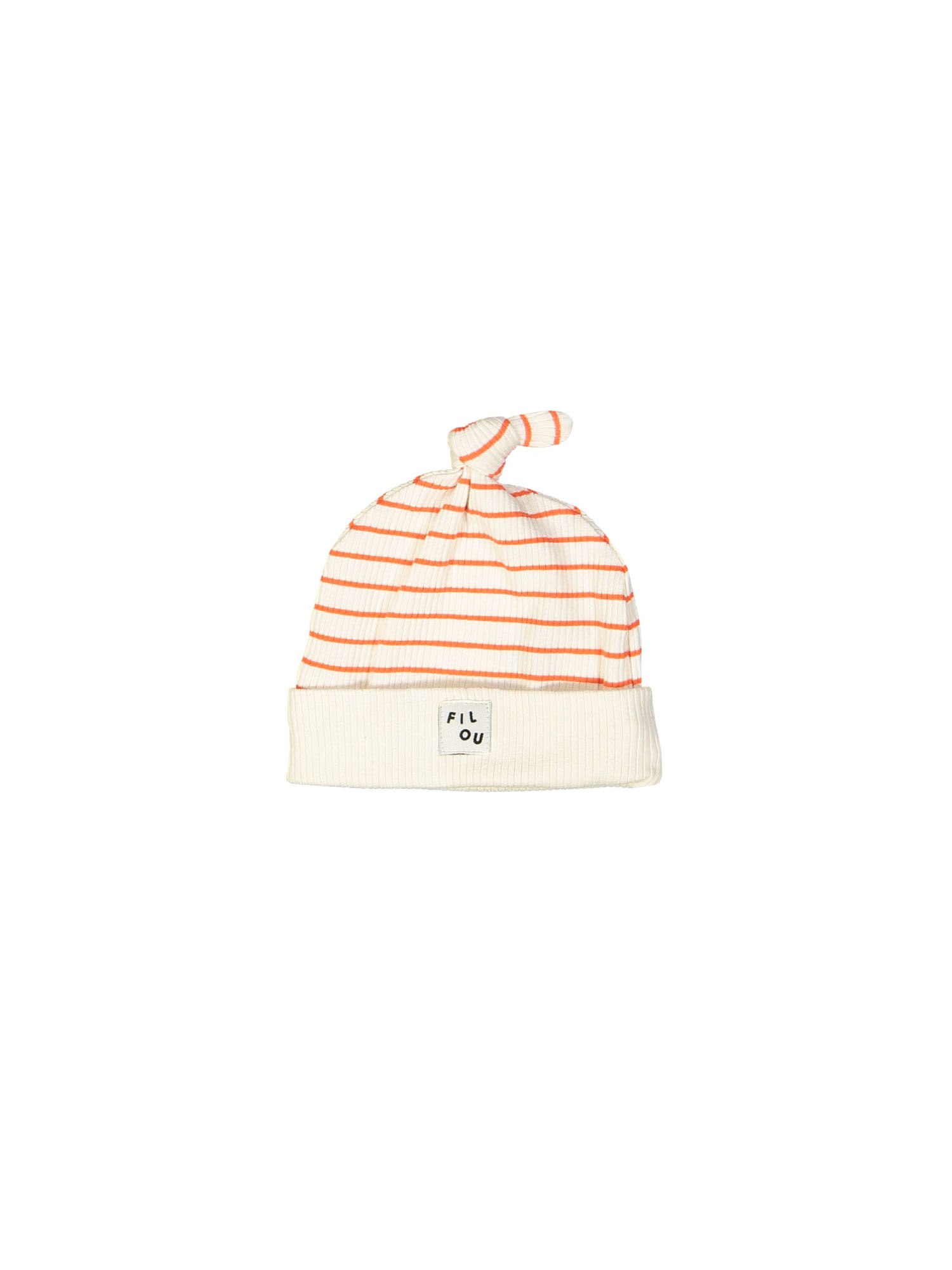 muts rib streep oranje 03m-06m