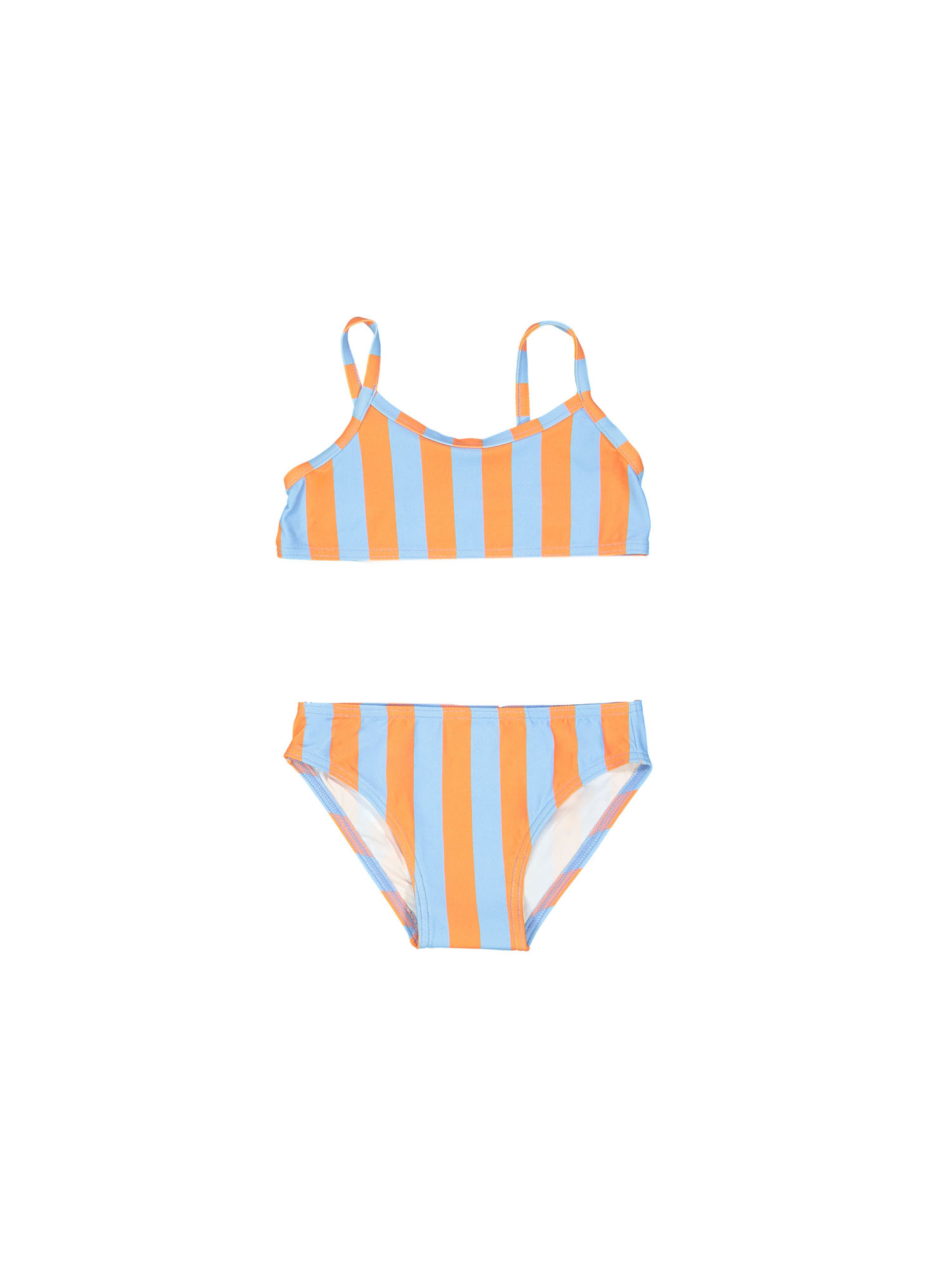 bikini rayé orange
