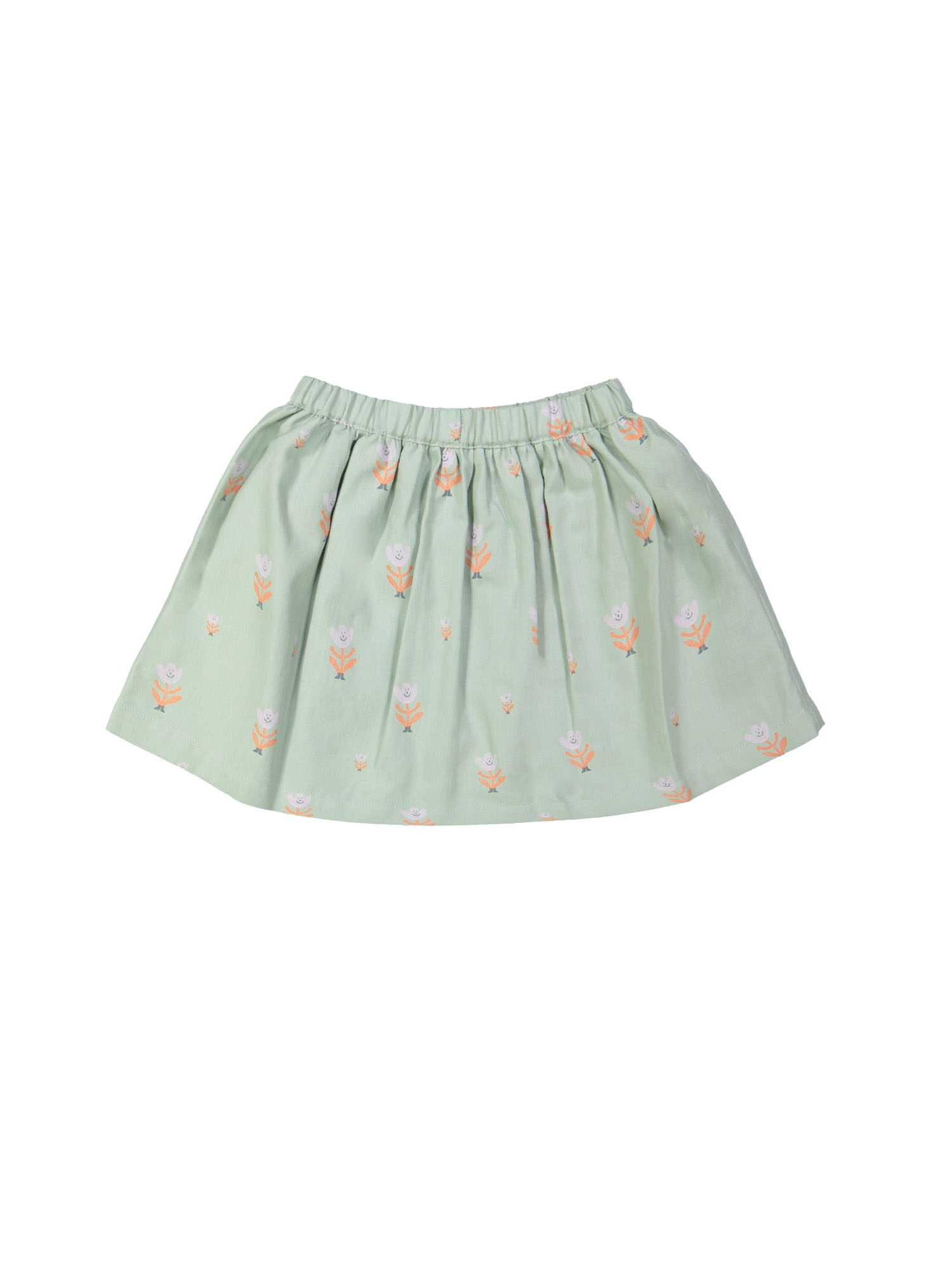 Jupe fleur menthe