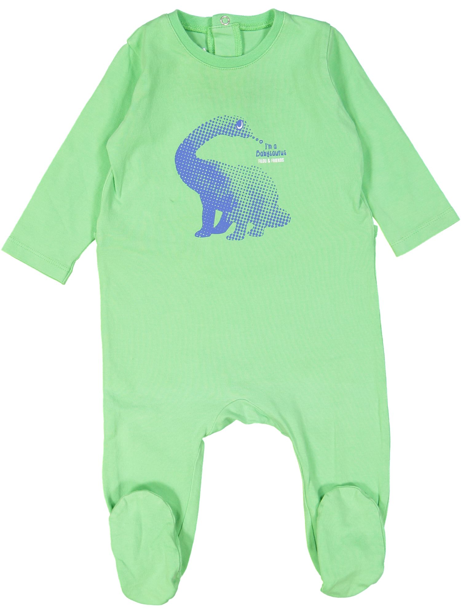 pyjama groen i'm a babysaurus 06m