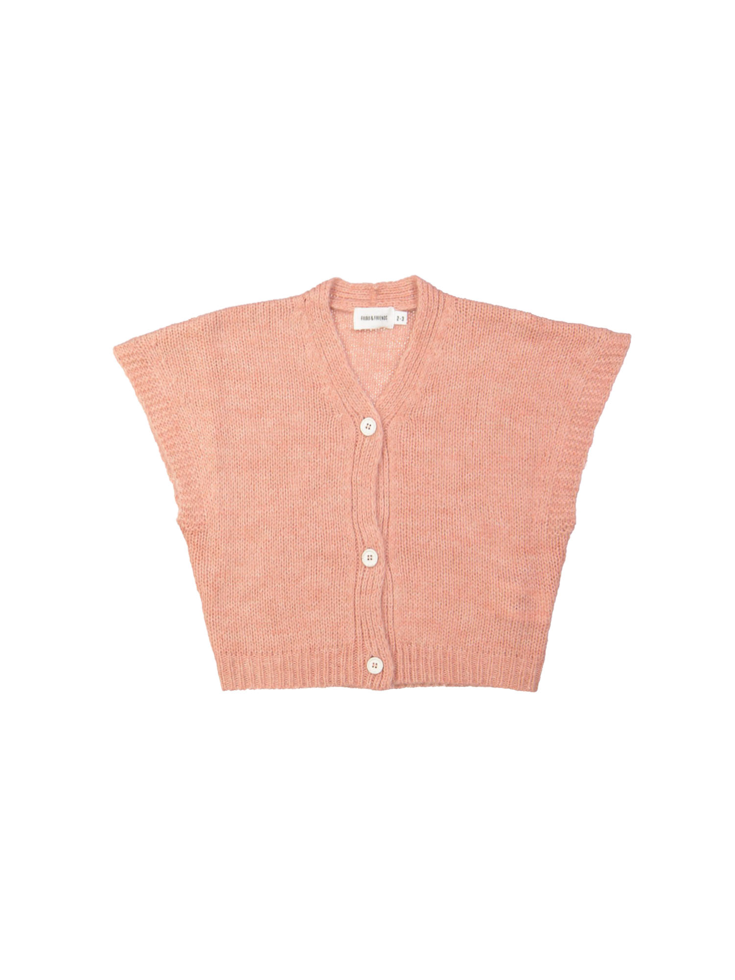 Gilet vieux rose