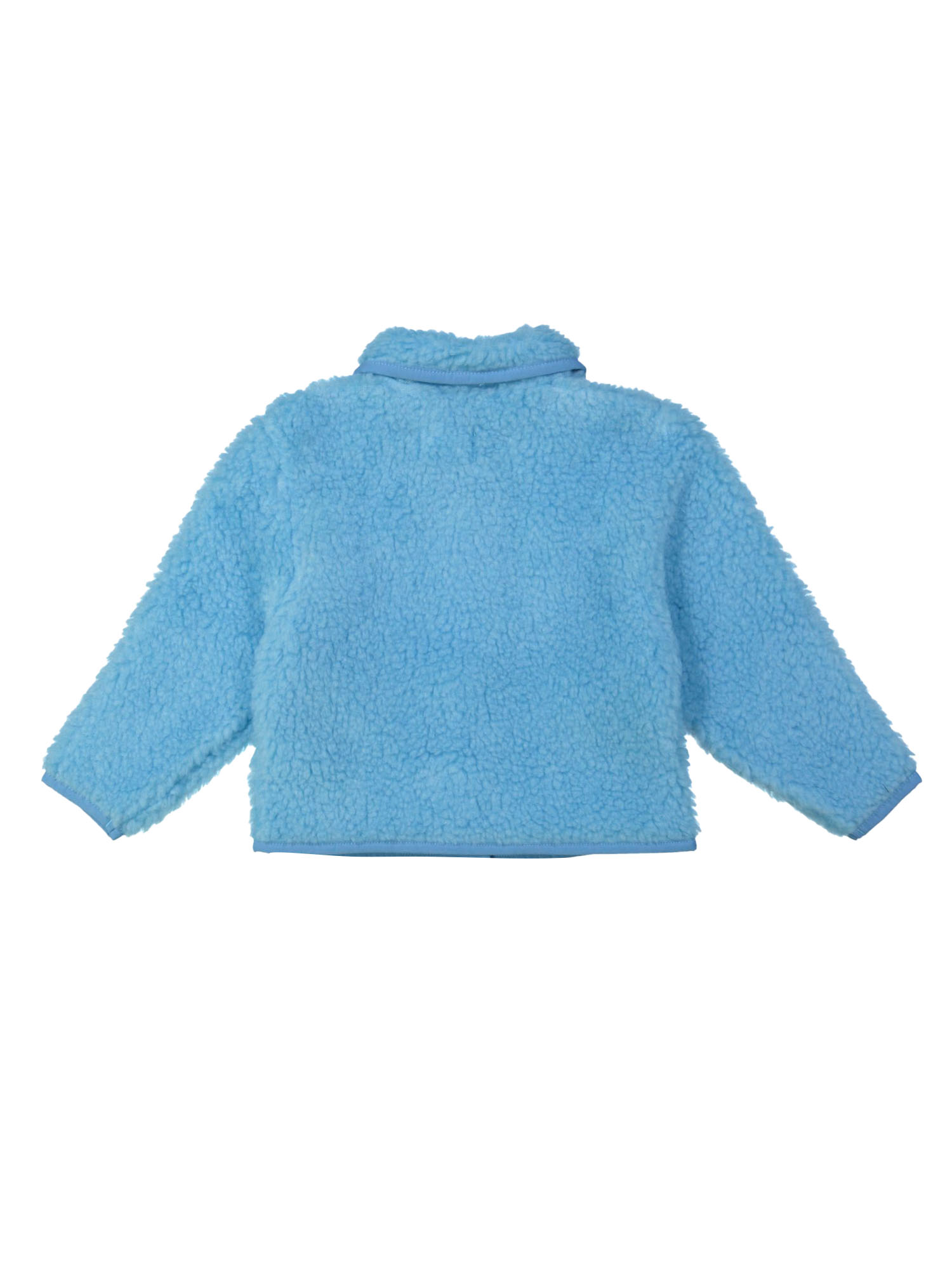 Veste teddy turquoise