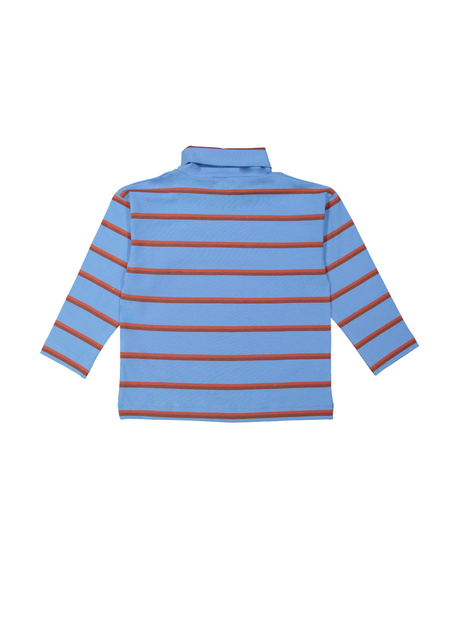 Turtleneck stripe washed-out blue