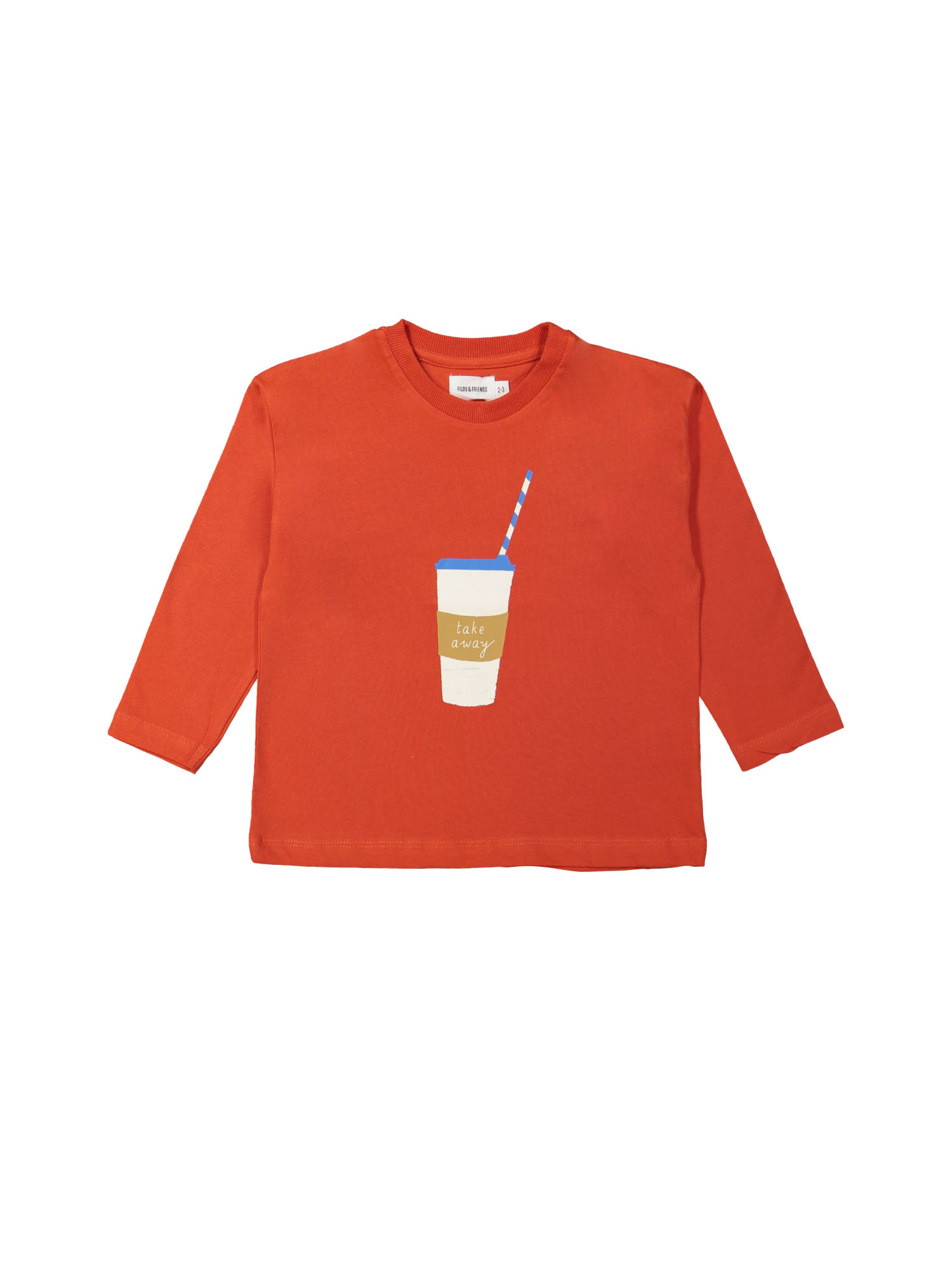 T-shirt take away orange