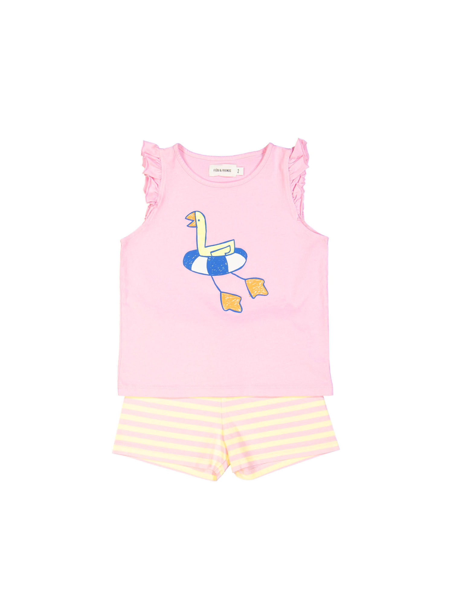 pyjama duckling roze 02j